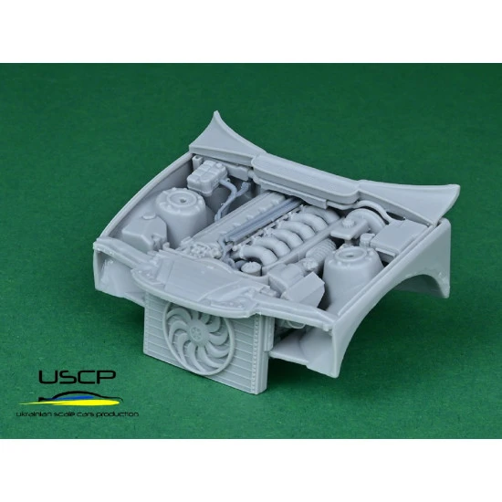 Uscp 24t013 1/24 Bmw M3 S50b32 Engine E36 Engine Bay Super Detail Set Resin Kit