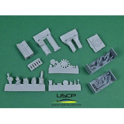 Uscp 24t013 1/24 Bmw M3 S50b32 Engine E36 Engine Bay Super Detail Set Resin Kit