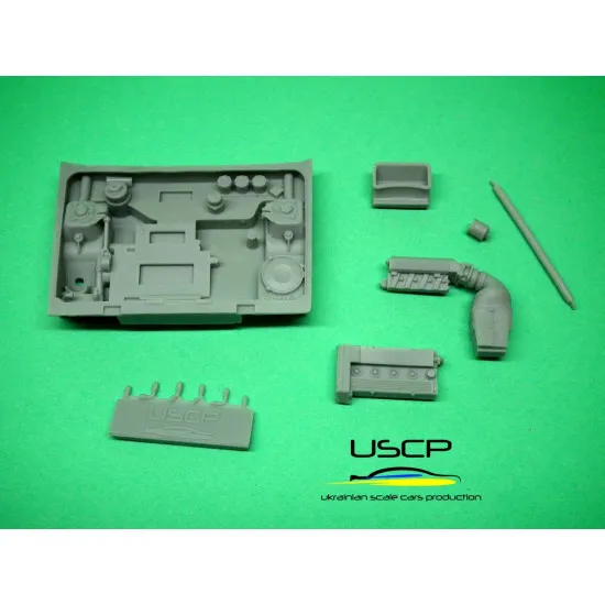 Uscp 24t021 1/24 Lancia Delta Integrale Hf Rally Engine Set Resin Kit