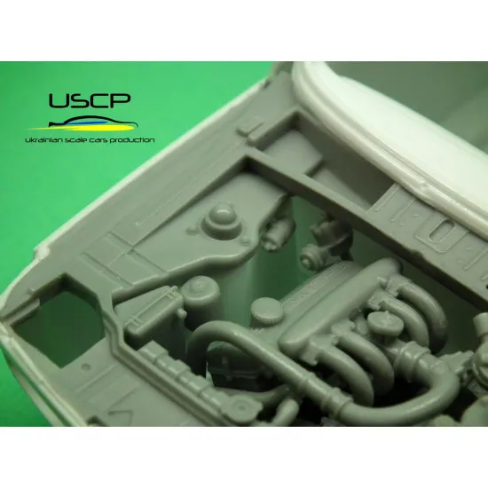 Uscp 24t023 1/24 Bmw 2002 Turbo Engine Bay Super Detail Set Resin Kit
