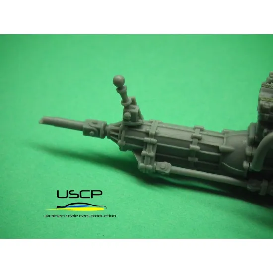 Uscp 24t035 1/24 Cosworth Yb Engine And Escort Rs Engine Bay Super Detail Set