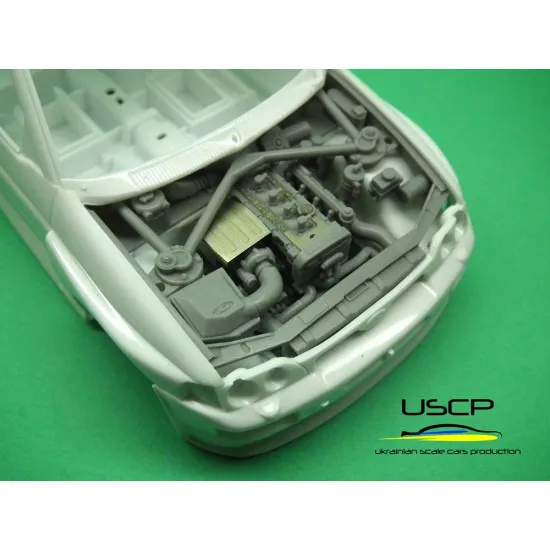 Uscp 24t035 1/24 Cosworth Yb Engine And Escort Rs Engine Bay Super Detail Set