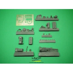 Uscp 24t036 1/24 Cosworth Yb Engine Resin Kit Upgrade Set