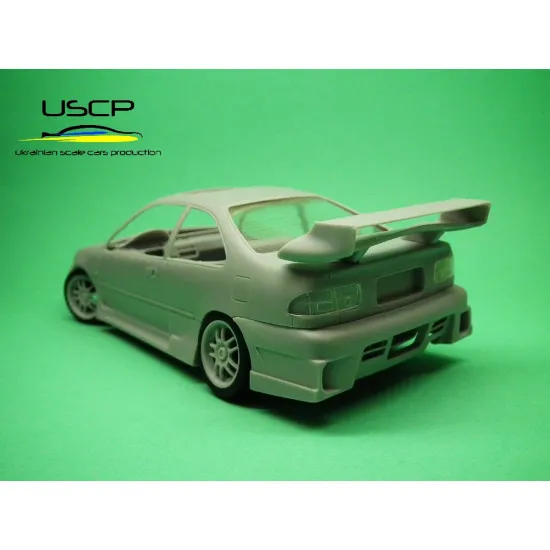 Uscp 24t038 1/24 Honda Civic Eg Coupe F/F Resin Kit Upgrade Set