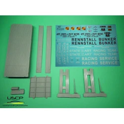 Uscp 24t039 1/24 Vw T1 Long Transporter Resin Kit Upgrade Set