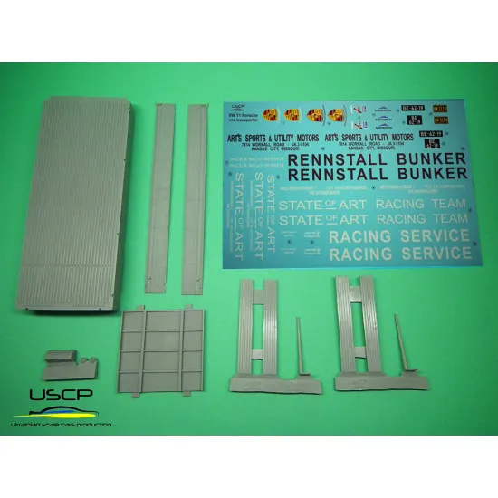 Uscp 24t039 1/24 Vw T1 Long Transporter Resin Kit Upgrade Set