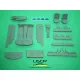 Uscp 24t045 1/24 Bmw E46 Street Interior Detail-up Set Resin Kit Upgrade Kit Uscp 24t045 1/24 Bmw E46 Street Interior Detail-up Set Resin Kit Upgrade Kit