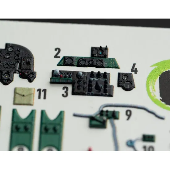 Kelik K72060 1/72 M6a1 Seiran Interior 3d Decals For Tamiya Kit