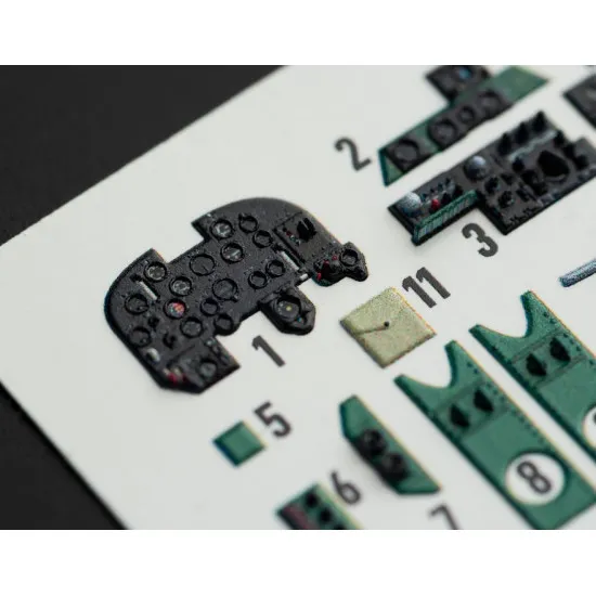 Kelik K72060 1/72 M6a1 Seiran Interior 3d Decals For Tamiya Kit