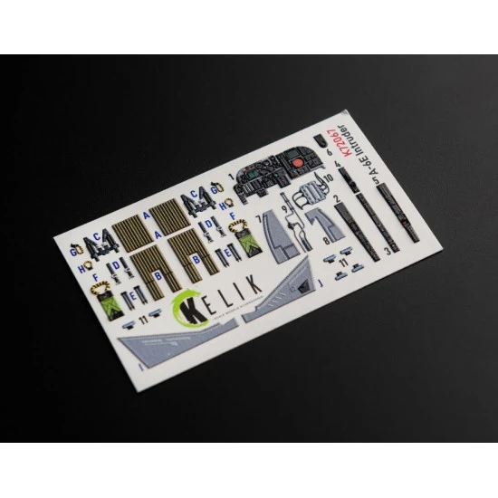 Kelik K72067 1/72 A6e Intruder Interior 3d Decals For Italeri Kit