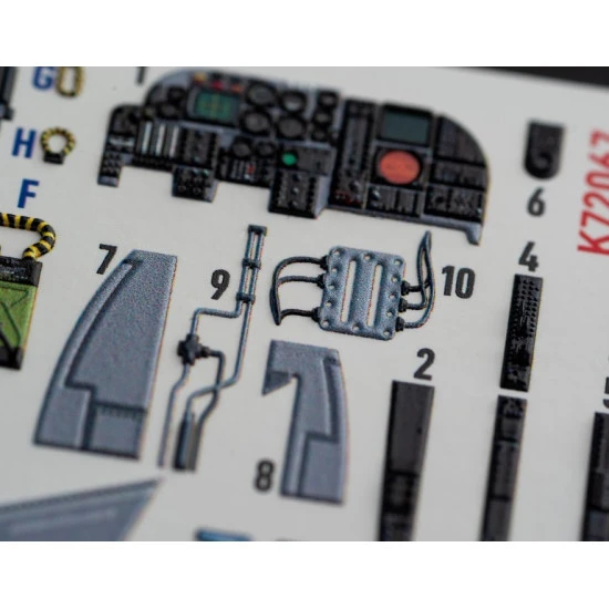 Kelik K72067 1/72 A6e Intruder Interior 3d Decals For Italeri Kit