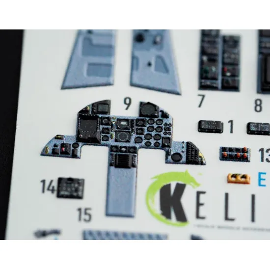 Kelik K72071 1/72 F15j Eagle Interior 3d Decals For Platz Kit