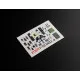 Kelik K72072 1/72 F15c Strike Eagle Interior 3d Decals For Hasegawa Kit