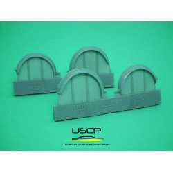 Uscp 24t052 1/24 Mini Mpi Late Type Wheel Arches Resin Kit Upgrade Accessories
