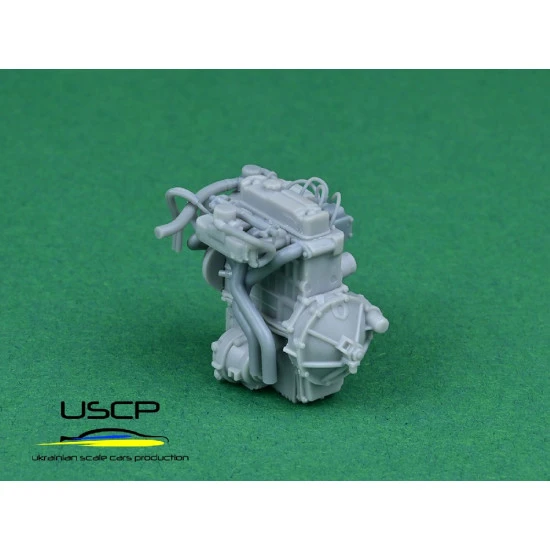 Uscp 24t059 1/24 Mini Cooper Mpi Engine Bay Super Detail Set Resin Kit