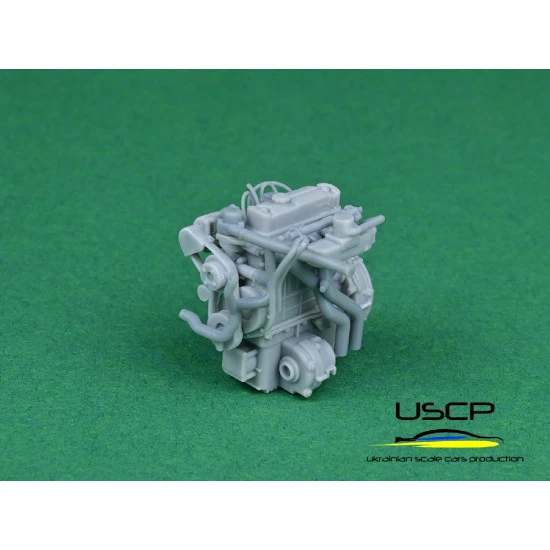 Uscp 24t059 1/24 Mini Cooper Mpi Engine Bay Super Detail Set Resin Kit