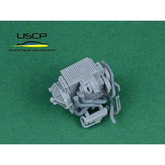Uscp 24t059 1/24 Mini Cooper Mpi Engine Bay Super Detail Set Resin Kit