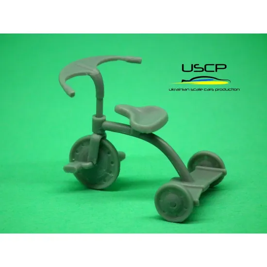 Uscp 24a011 1/24 Batwing Tricycle Vintage Kid Bike Resin Kit
