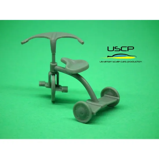 Uscp 24a011 1/24 Batwing Tricycle Vintage Kid Bike Resin Kit