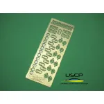 Uscp 24a020 1/24 Bonnet Pins Photo-etched Set Upgrade Accessories Kit