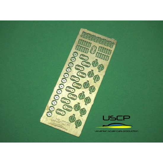 Uscp 24a020 1/24 Bonnet Pins Photo-etched Set Upgrade Accessories Kit