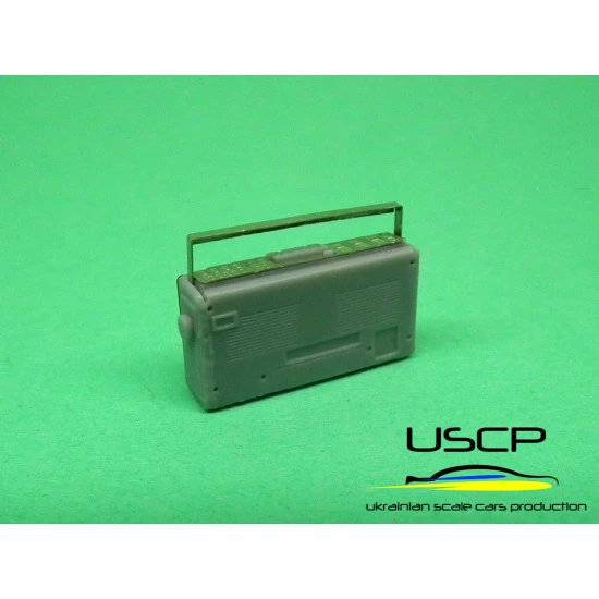 Uscp 24a025 1/24 Sharp Gf-9191 Boombox Resn Kit And Photo-etched Parts