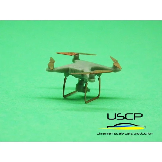 Uscp 24a029 1/24 Rc Drone Resn Kit Accessories For Diorama