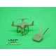 Uscp 24a029 1/24 Rc Drone Resn Kit Accessories For Diorama