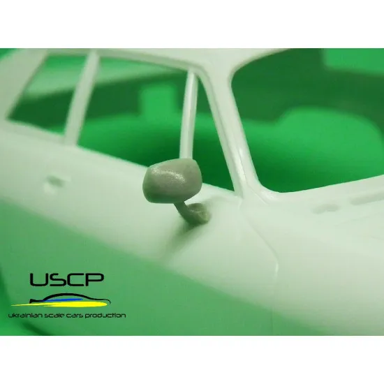 Uscp 24a032 1/24 Jaguar Xj-s Early Type Mirrors Resin Kit Upgrade Accessories