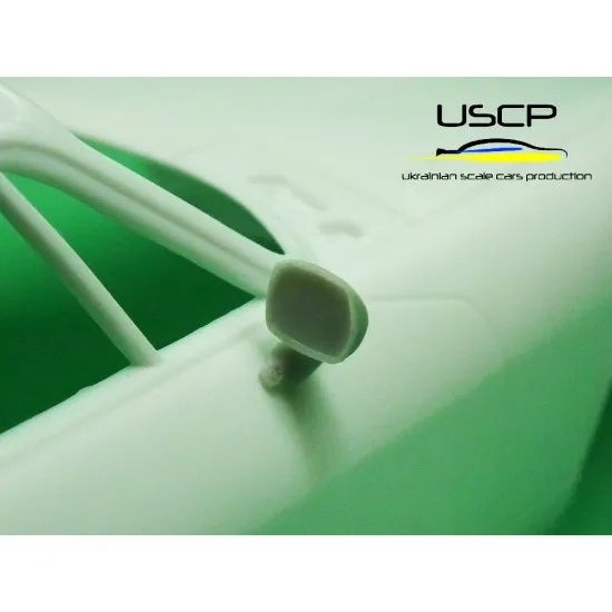 Uscp 24a032 1/24 Jaguar Xj-s Early Type Mirrors Resin Kit Upgrade Accessories