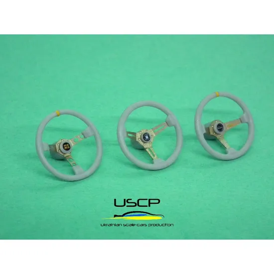 Uscp 24a055 1/24 Sport Steering Wheels Set Resin Kit Upgrade Accessories
