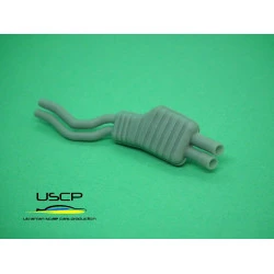 Uscp 24a064 1/24 Bmw E46 Muffler Resin Kit Upgrade Accessories