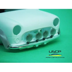 Uscp 24a067 1/24 Mini Cooper Fog Lights Set Resin Kit Upgrade Accessories