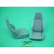 Uscp 24a072 1/24 Classic Porsche Leather Seats 964/930 Resin Kit Upgrade Kit