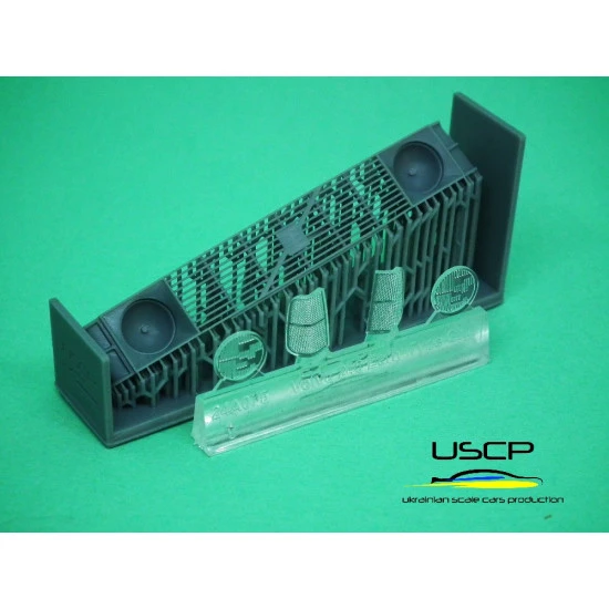 Uscp 24a075 1/24 Volvo 240 Early Type Grill Resin Kit Upgrade Kit