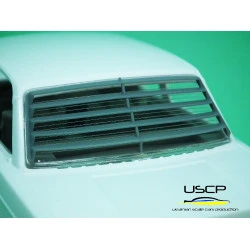 Uscp 24a076 1/24 Volvo 240 Rear Window Louvers Resin Kit Upgrade Kit