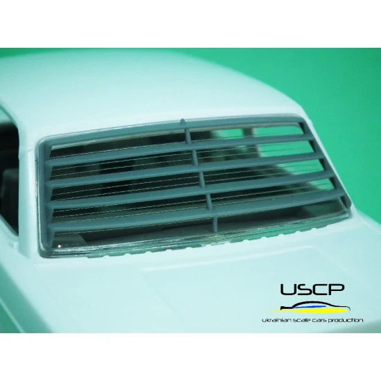 Uscp 24a076 1/24 Volvo 240 Rear Window Louvers Resin Kit Upgrade Kit