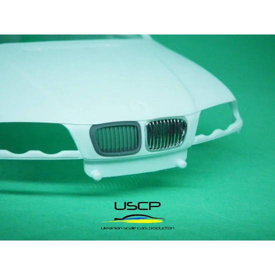 Uscp 24a077 1/24 Bmw E46 Front Grill Early Type Resin Kit Upgrade Kit