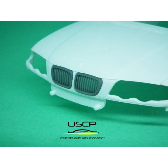 Uscp 24a077 1/24 Bmw E46 Front Grill Early Type Resin Kit Upgrade Kit