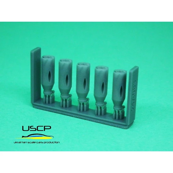 Uscp 24a083 1/24 250 Gto Exhaust Pipes Set Resin Kit Upgrade Kit