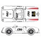 Uscp 24a049 1/24 Decal For Porsche 550 James Dean Little Bastard