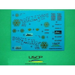 Uscp 24a062 1/24 Decal For Honda S2000 Black F/F Johnny Tran