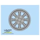 Uscp 24p143 1/24 13 Inch Jbw Superlight 8 Spoke Resin Kit Upgrade Accessories