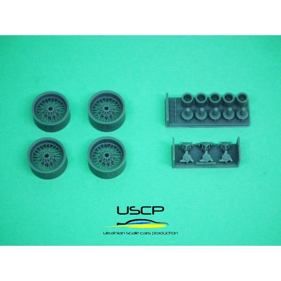 Uscp 24p176 1/24 15 Inch Italian Wire Wheels For 250 Gto Resin Kit Uscp 24p176 1/24 15 Inch Italian Wire Wheels For 250 Gto Resin Kit