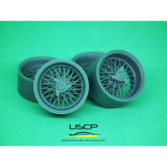 Uscp 24p176 1/24 15 Inch Italian Wire Wheels For 250 Gto Resin Kit Uscp 24p176 1/24 15 Inch Italian Wire Wheels For 250 Gto Resin Kit