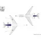 Had Models 144041 1/144 Decal For Il-62 M Malev Decal Sheet / Matrica
