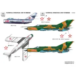 Had Models 144048 1/144 Decal For Hungarian National Insignias Magyar Felsegjelek Es Szamsorok 1958