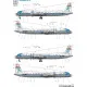 Had Models 144053 1/144 Decal For Il-18 Retro 60s Years Malev