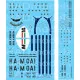 Had Models 144054 1/144 Decal For Il-18 Malev 70s-80s