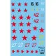 Had Models 72042 1/72 Decal For Mig-3 Silver 46 White 18 Black 16 Red 42 Red 27